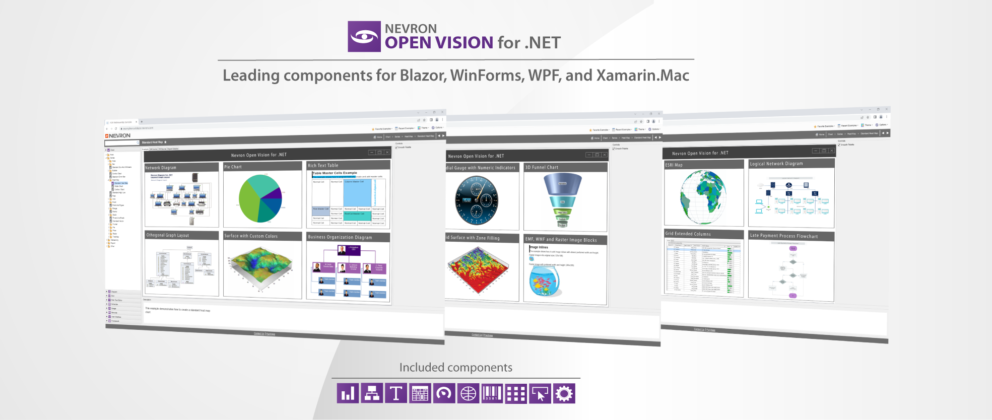 Nevron Open Vision for .NET 2023.1 - the Complete, Enterprise Grade .NET Controls Suite for Blazor WebAssembly, Windows and Mac Application Development