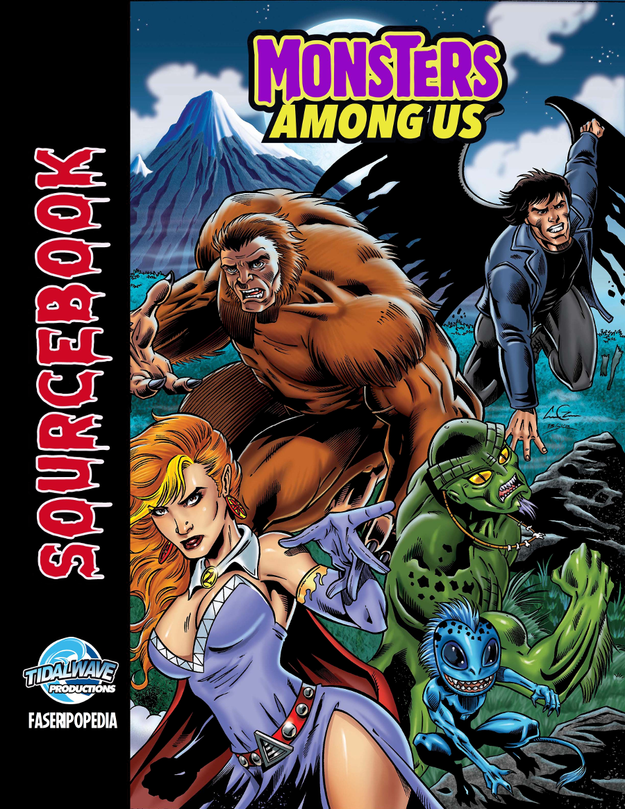 Monsters Among Us Released as First Official Licensed Game Book from TidalWave Productions and FASERIPopedia