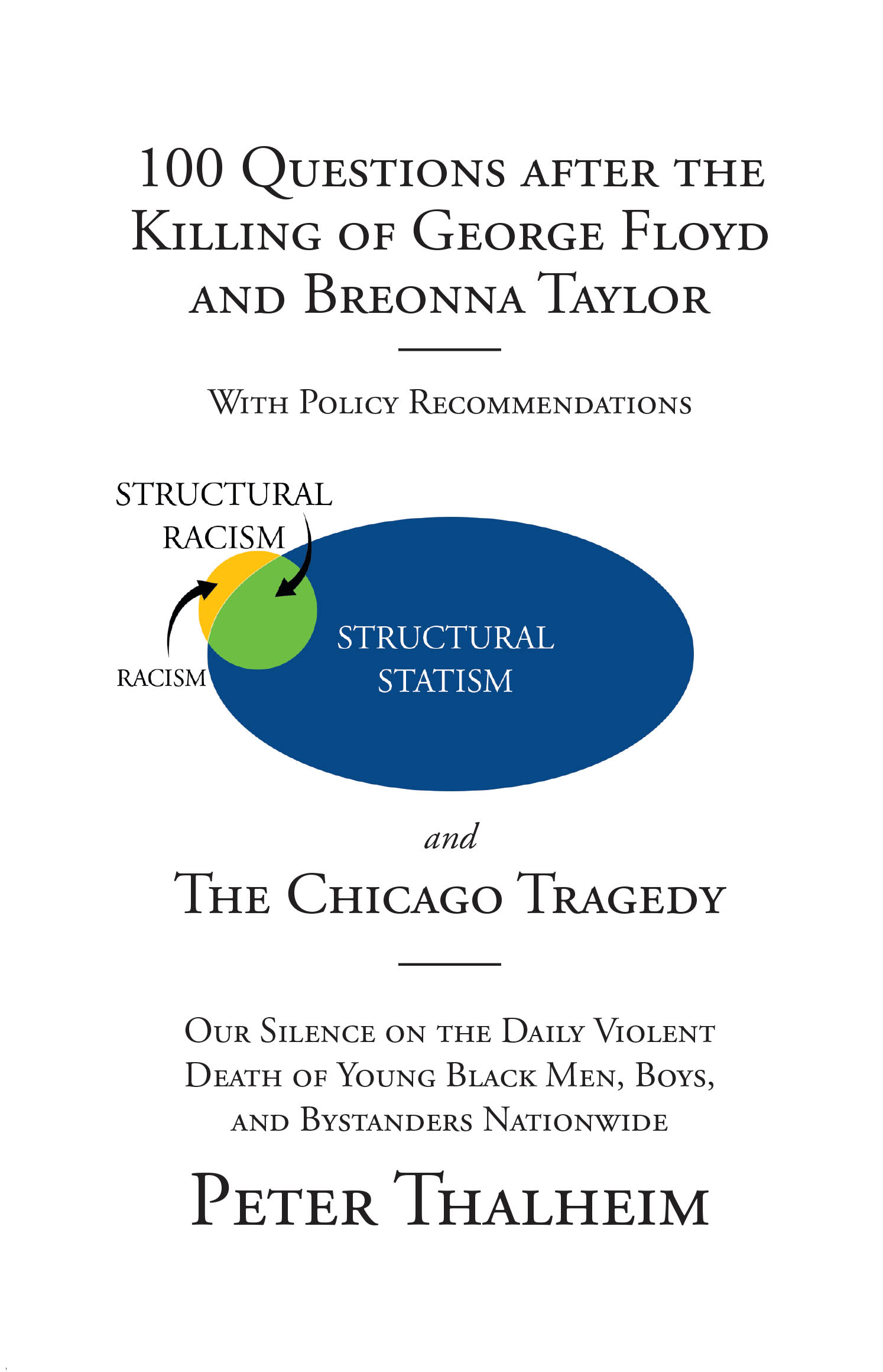 Peter Thalheim’s New Book, "100 Questions After the Killing of George Floyd and Breonna Taylor," Details the Ways in Which White Americans Can Work to End Systemic Racism