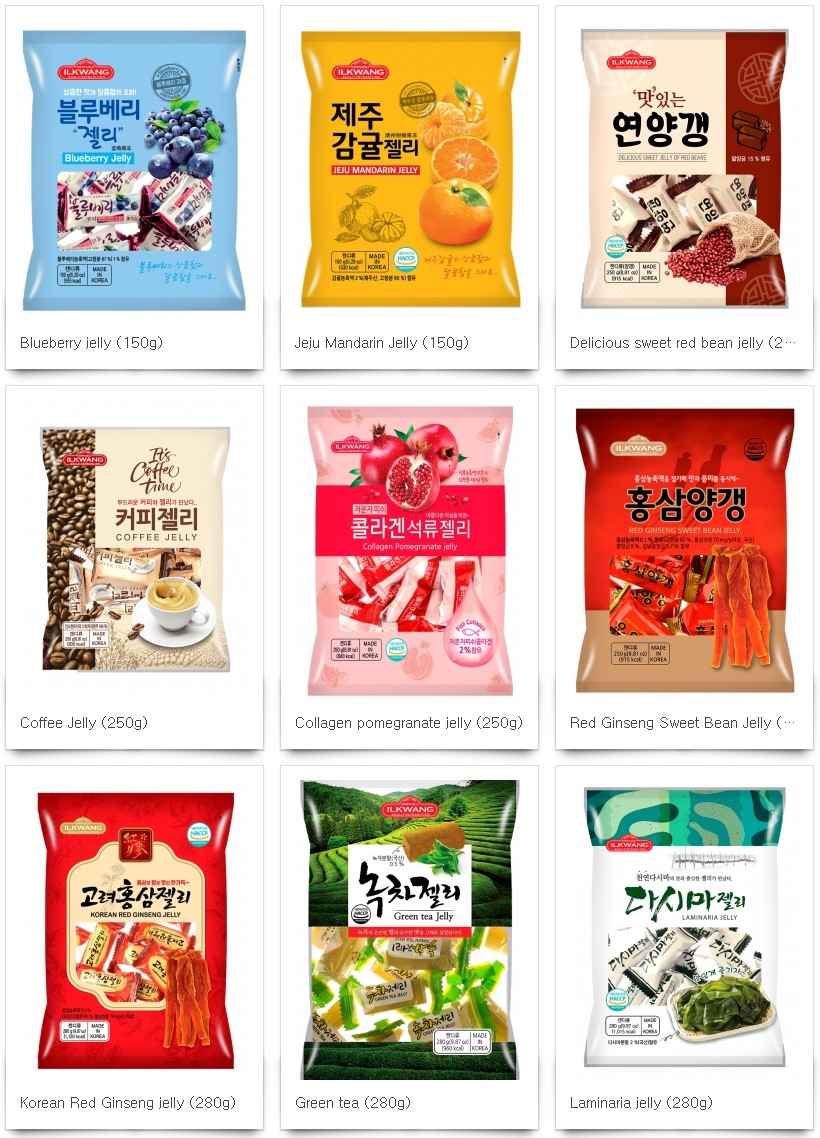 Ilkwang Confectionery Launches "Mango Jelly (250g) & Red Bean Candy (280g)"