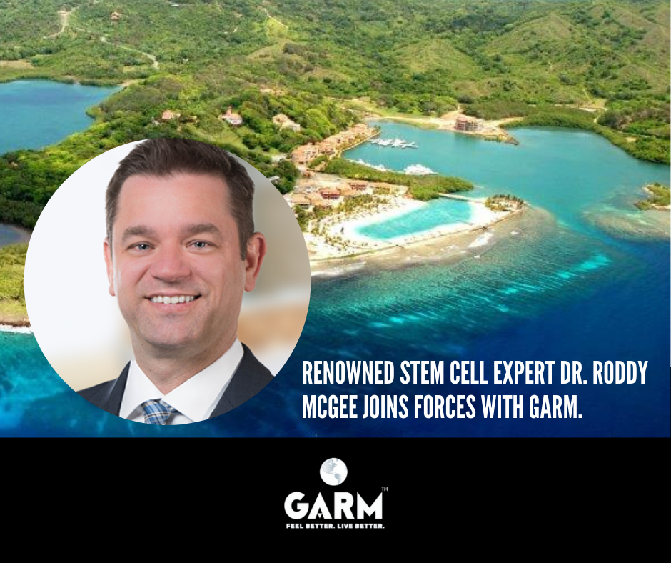 Renowned Stem Cell Expert Dr. Roddy McGee Joins Forces with GARM Clinic for Groundbreaking Collaboration in Regenerative Medicine