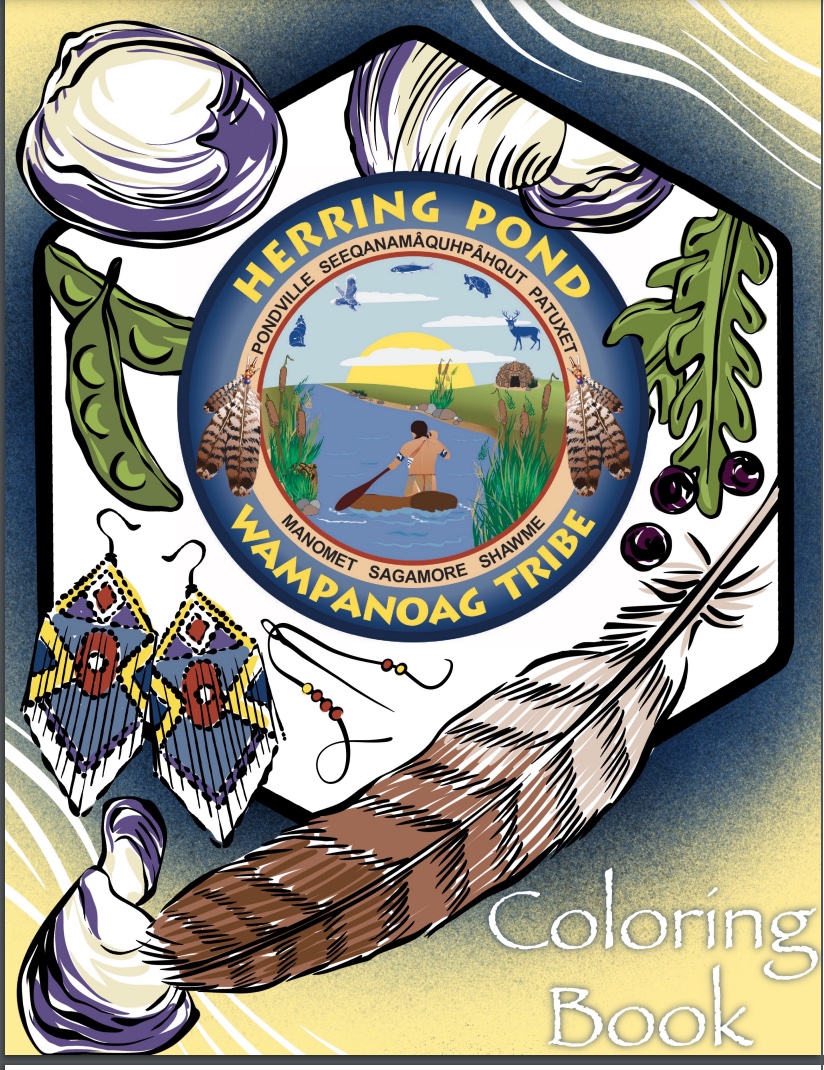 Community Art Collaborative Partners with Herring Pond Wampanoag Tribe and Plymouth Public Library to Unveil the "Herring Pond Wampanoag Tribe Coloring Book"
