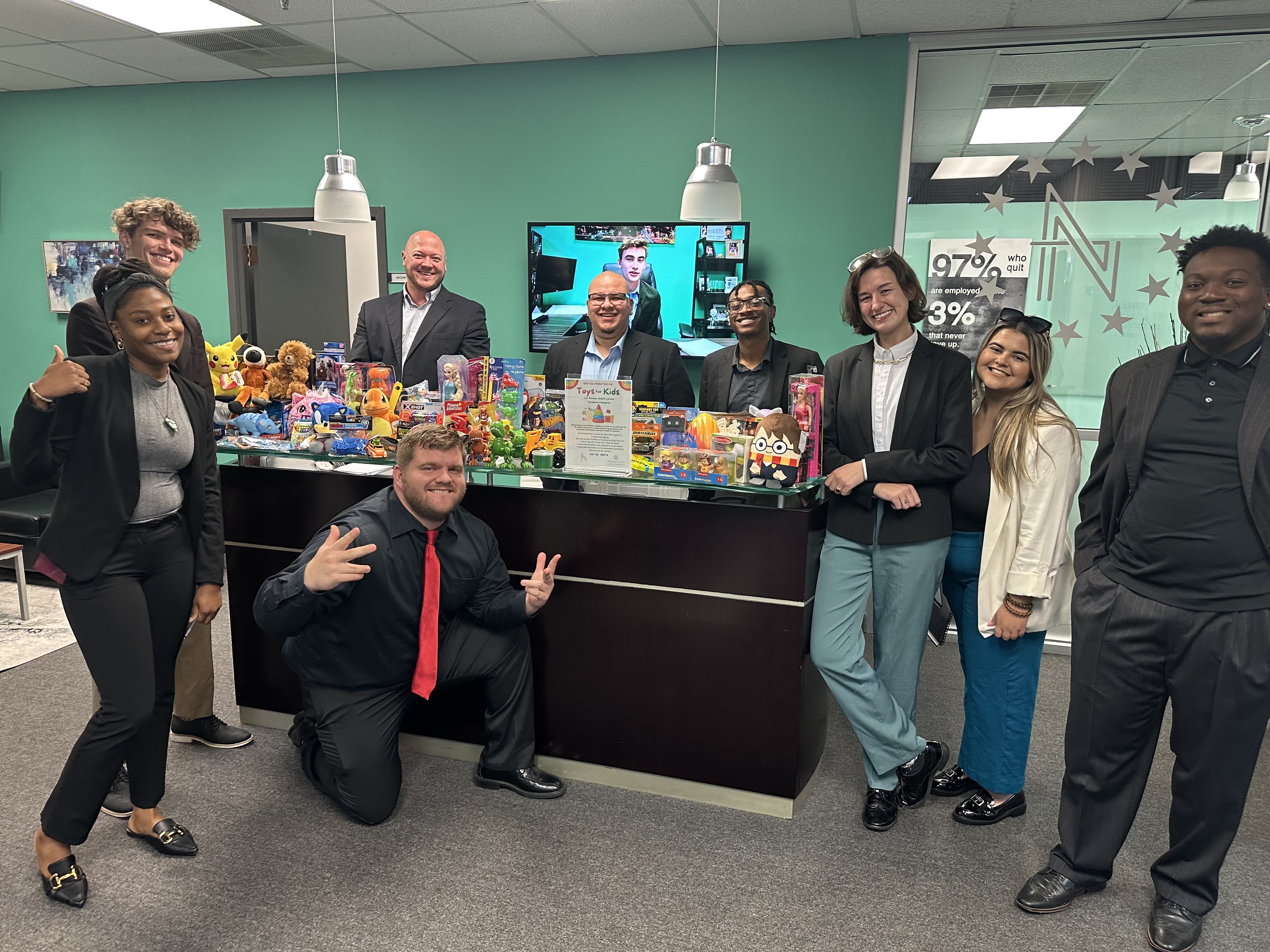 New Age Marketing Inc. Delivers Joy Through Successful Toy Drive for Atrium Health Levine Children’s Hospital