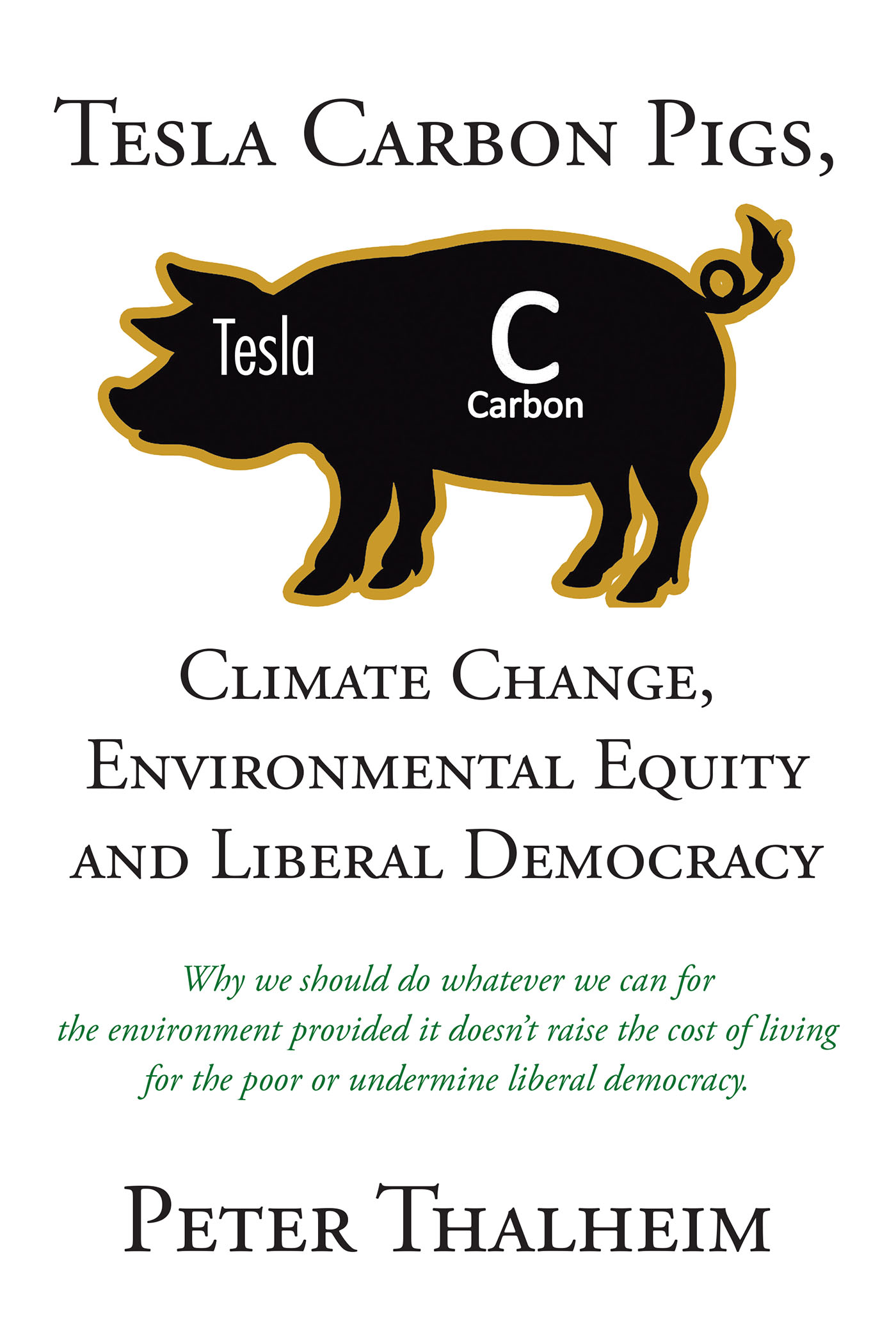 Peter Thalheim’s New Book “Tesla Carbon Pigs, Climate Change, Environmental Equity and Liberal Democracy" Presents a Thoughtful Approach to Addressing the Climate Crisis