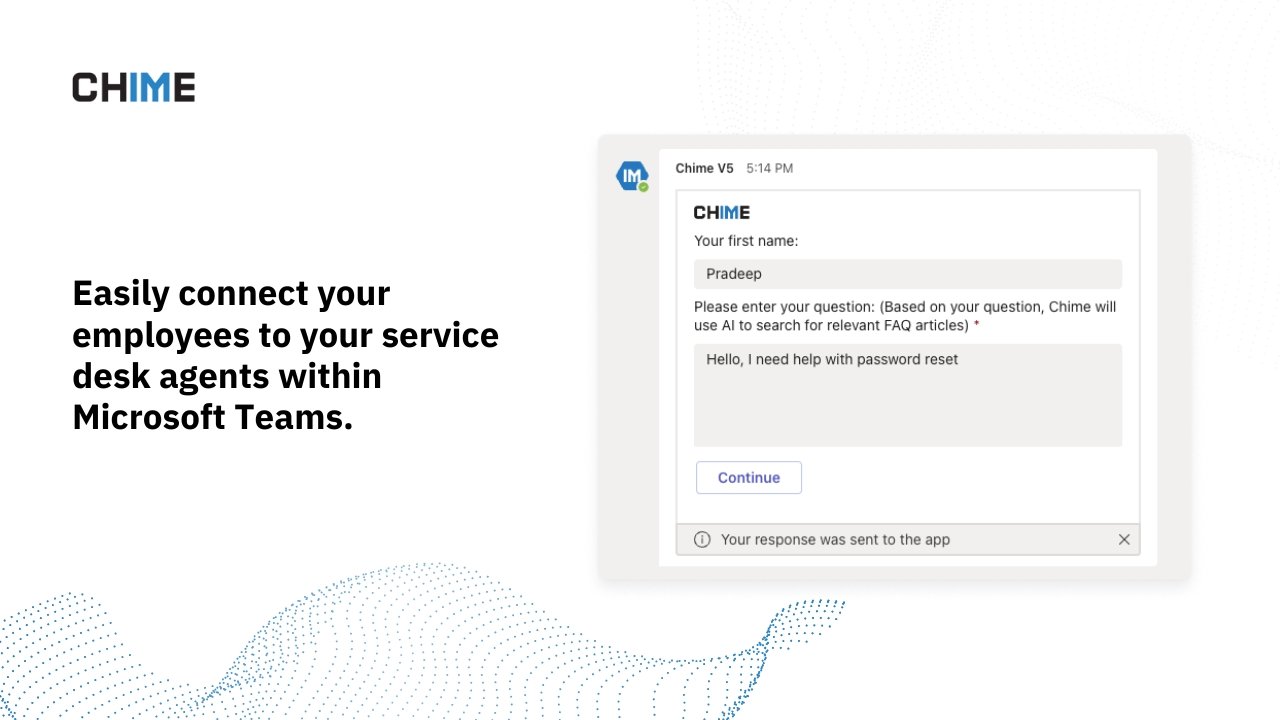 Instant Chime V5 – AI Chat-Based Service Desk Now Available on Microsoft AppSource and Teams Store