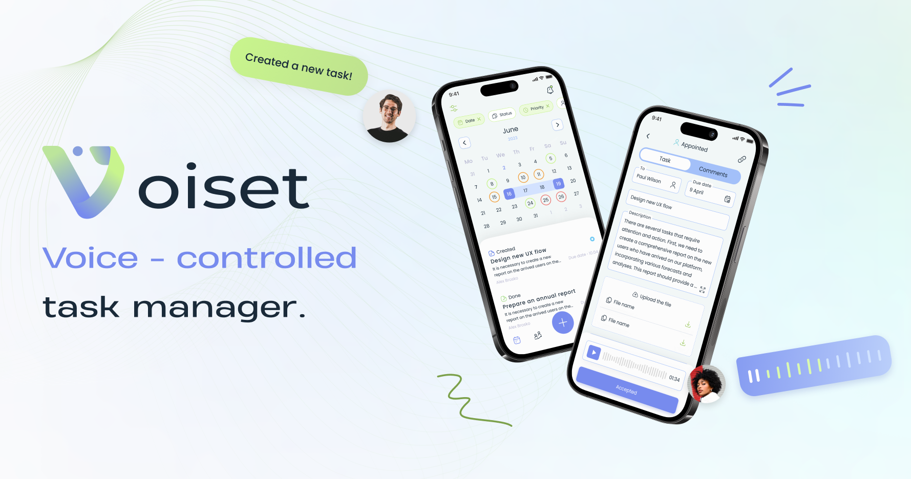 The Company "Union Smart Technology" Has Developed the Voiset App. Modern Task Manager Was Developed to Simplify Creating and Managing Tasks.