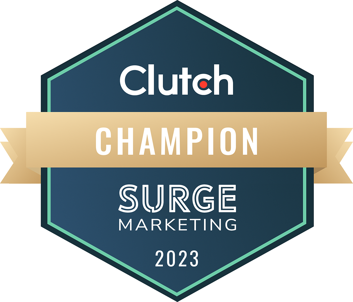 Surge Marketing Honored as a Clutch Champion for 2023