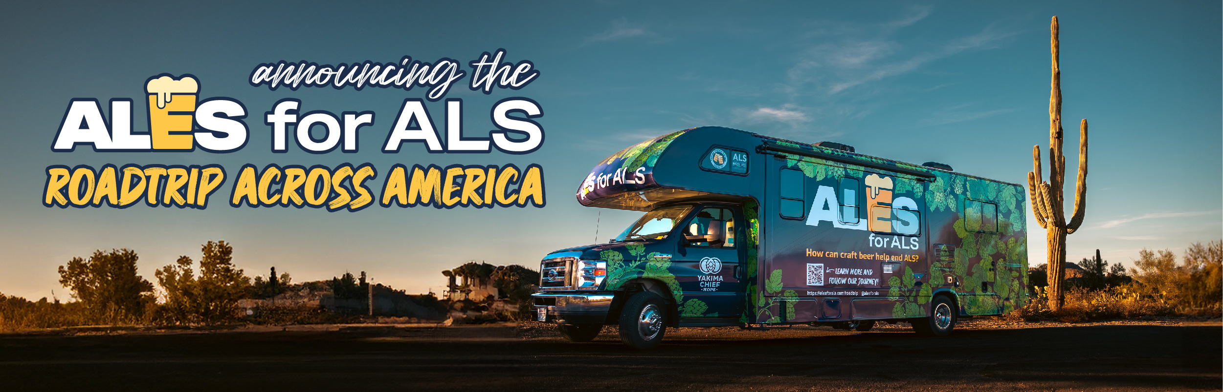 Announcing the Ales for ALS™ Roadtrip Across America