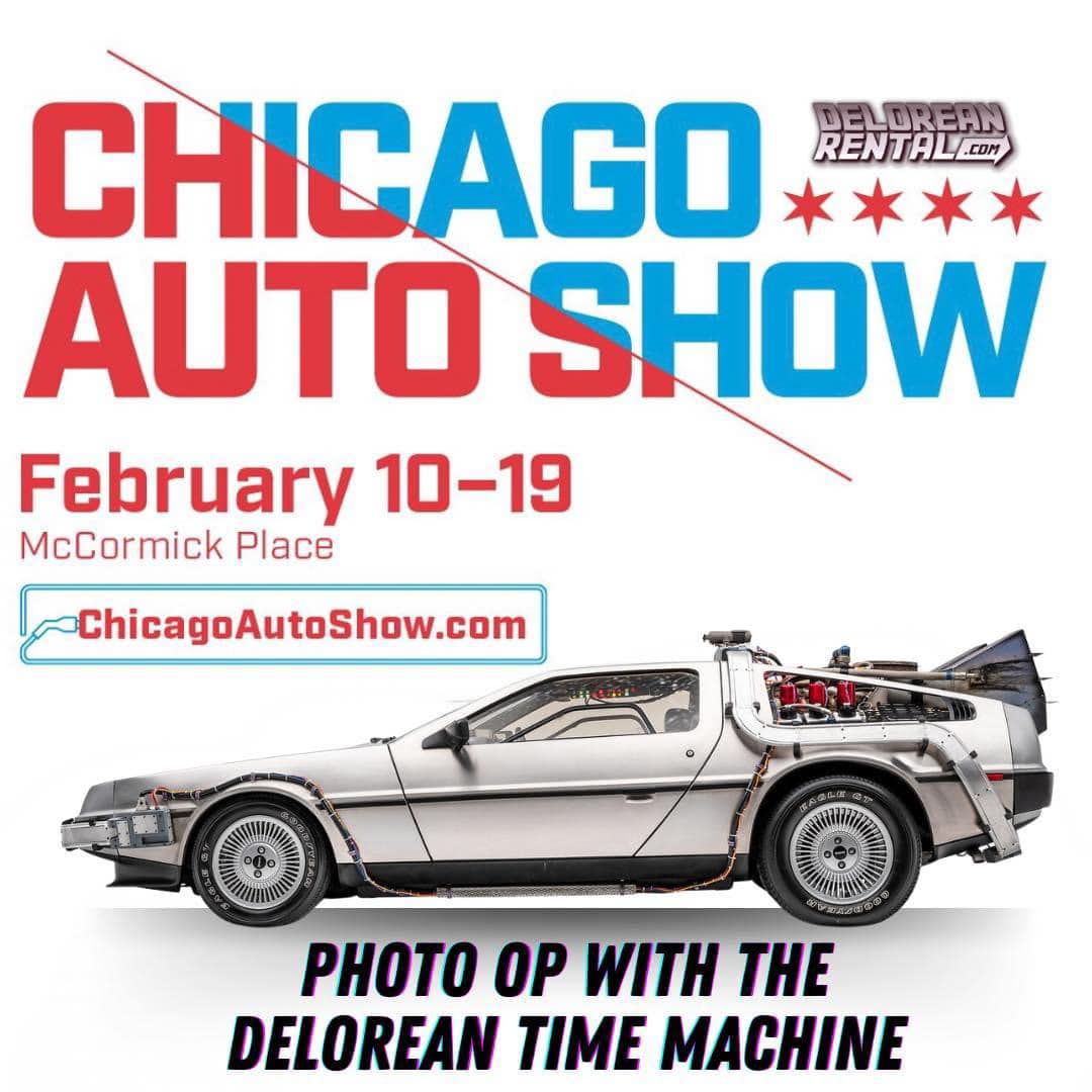 Delorean Time Machine to be Featured at Chicago Auto Show 2024