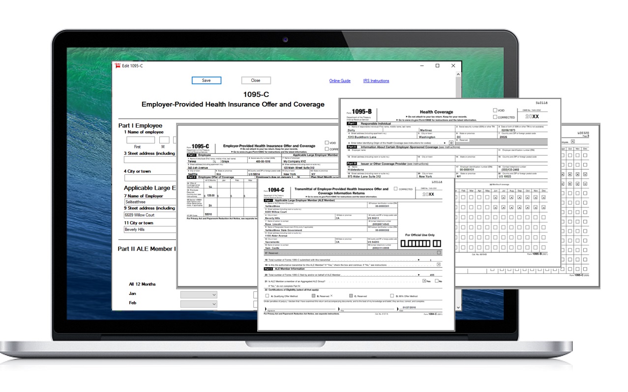 New ez1095 ACA Software: Simplify 1095 & 1094 Filing for Federal and California State