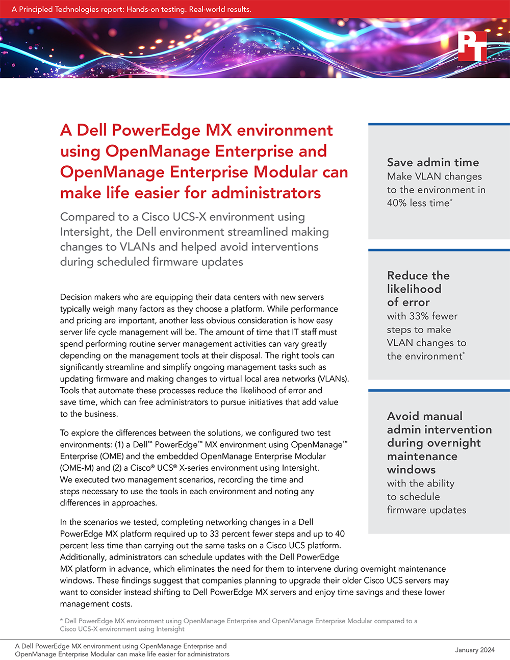 New Principled Technologies Report Highlights Manageability Benefits of a Dell PowerEdge MX Server Environment with OpenManage Enterprise & OpenManage Enterprise Modular