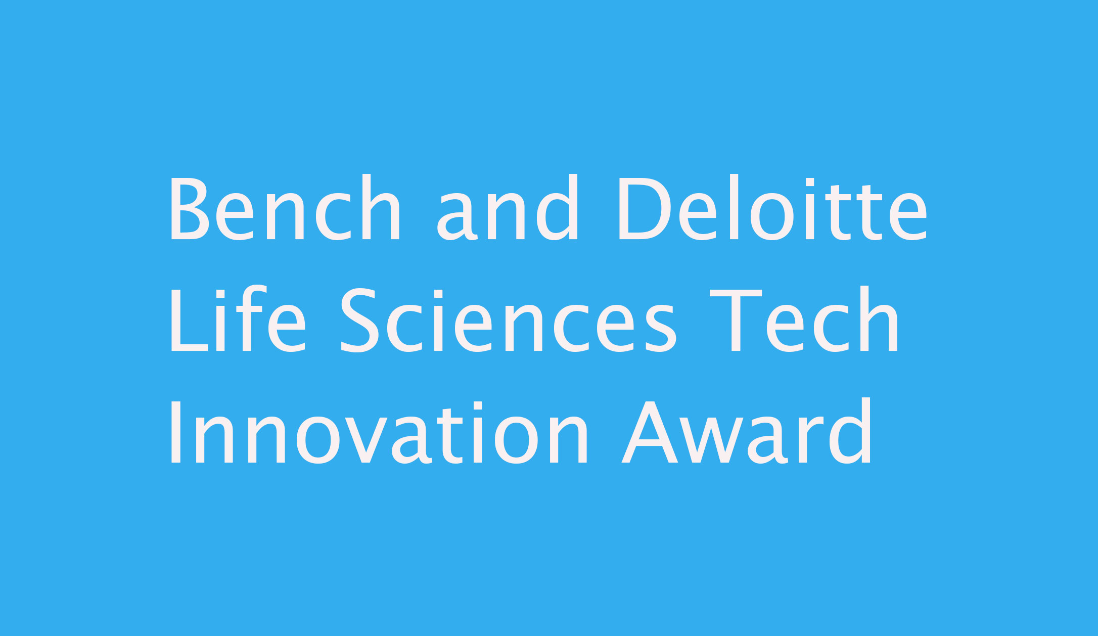 Bench International and Deloitte Launch the 