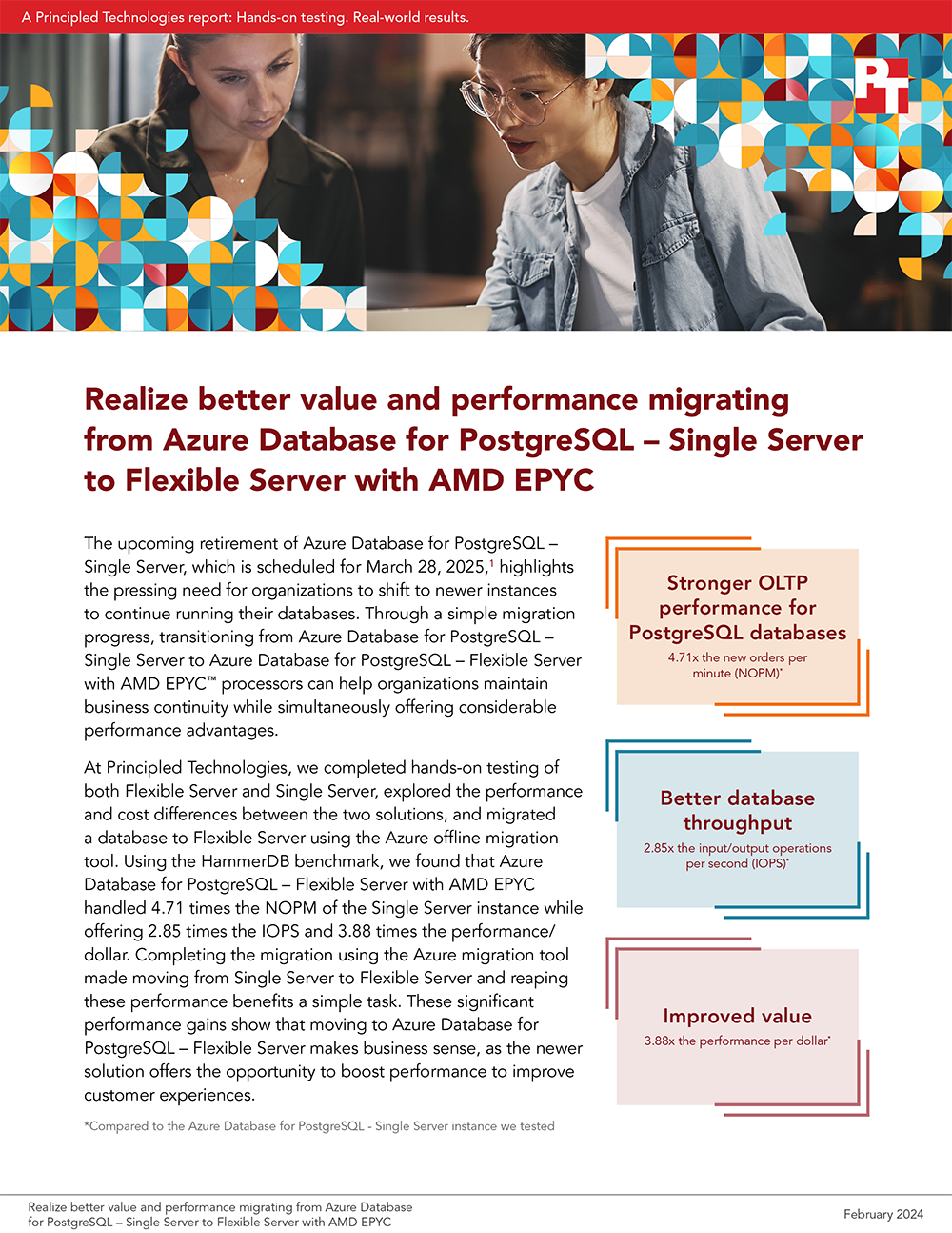New Principled Technologies Study Finds That Organizations Can Realize Better Value and Performance with Azure Database for PostgreSQL – Flexible Server