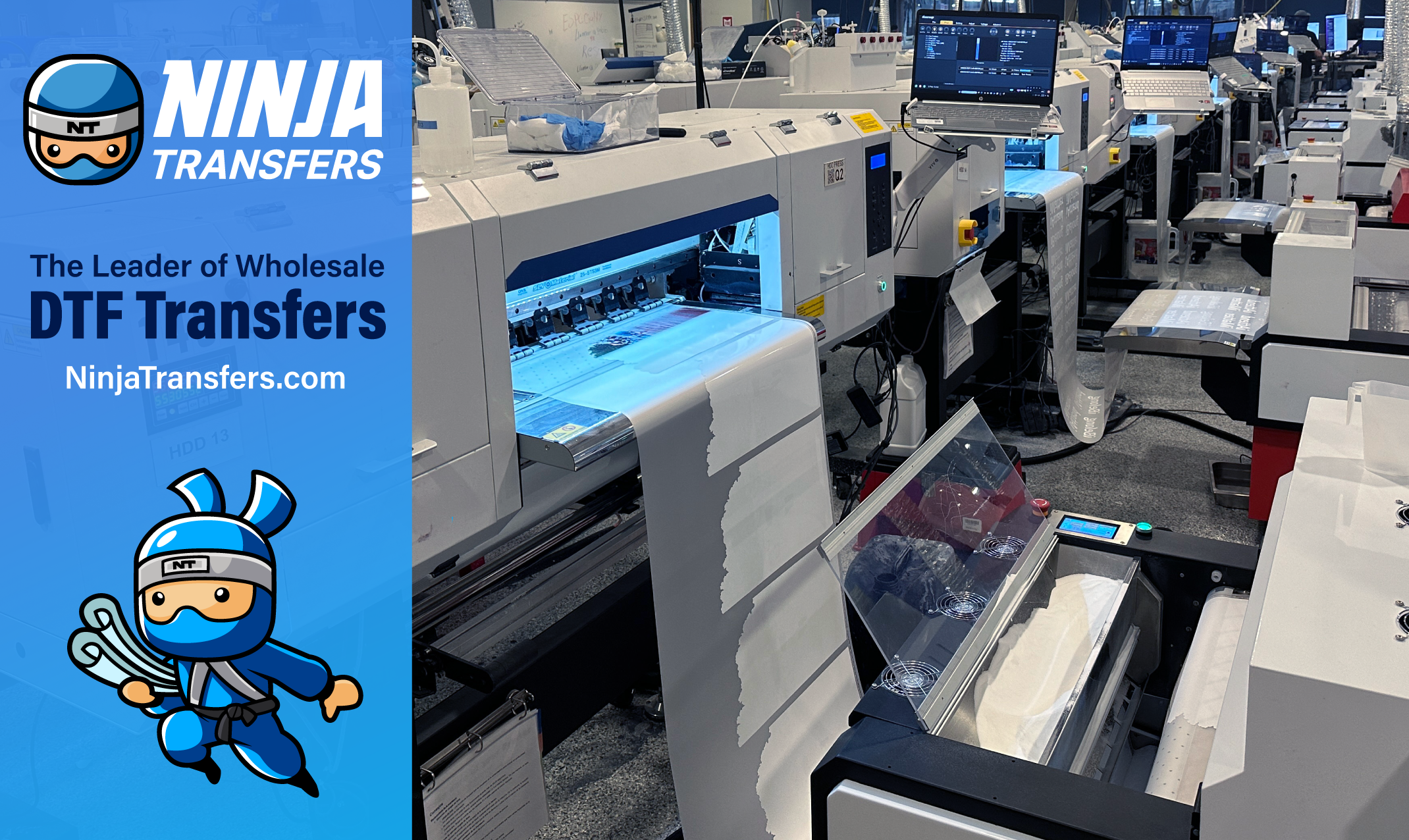 Ninja Transfers Announces Same Day Shipping with Low Cost Next Day Delivery