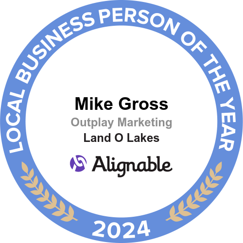 Mike Gross of Outplay Marketing Honored as Land O Lakes’ 2024 Local Business Person of the Year