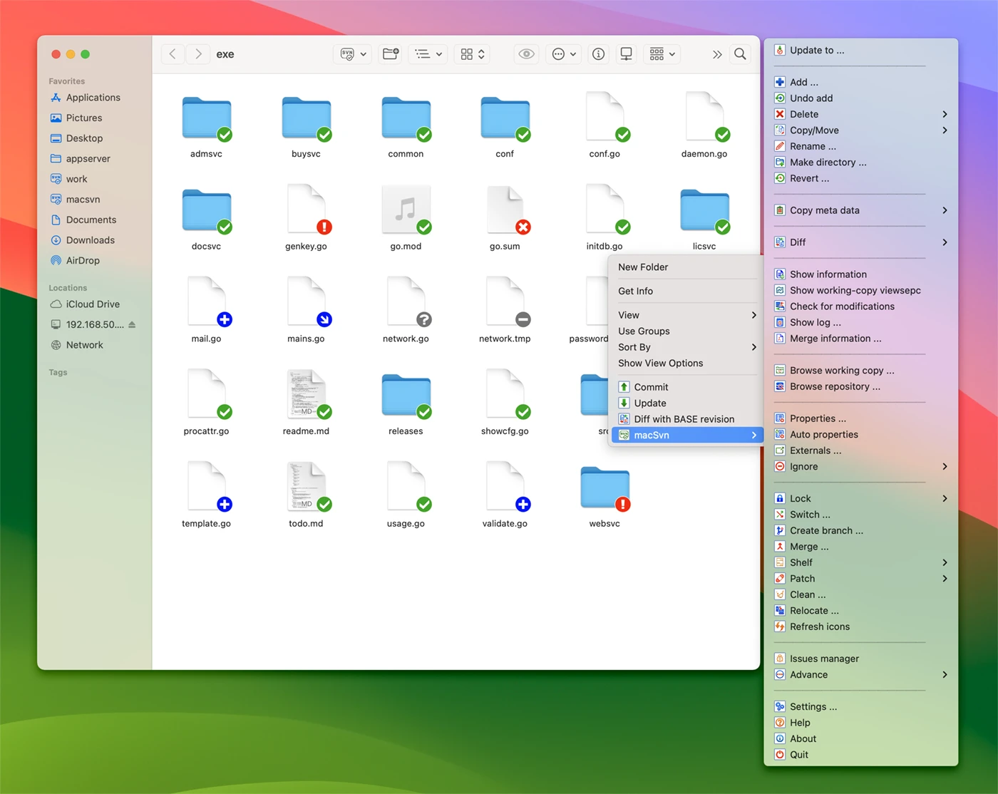 macSvn: a Subversion Client for macOS, Integrates Seamlessly Into the Finder