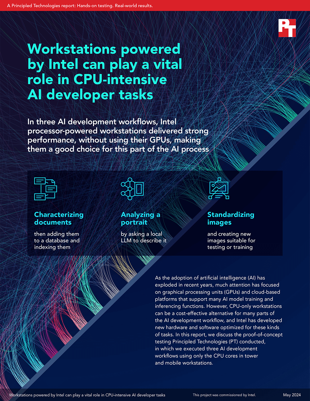 New Principled Technologies Study Demonstrates How Workstations Featuring Intel Processors Can be a Strong Choice for CPU-Intensive AI Developer Tasks