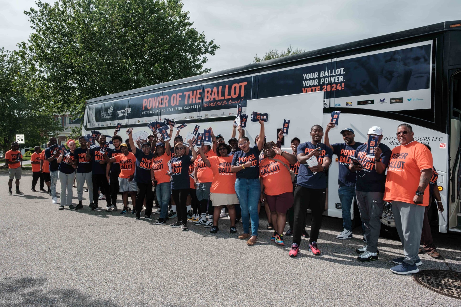 NCBCP Unity 2024 “Power of the Ballot” National Campaign and Tour, Mobilized Voters for Maryland Early Voting and Presidential Primary Election