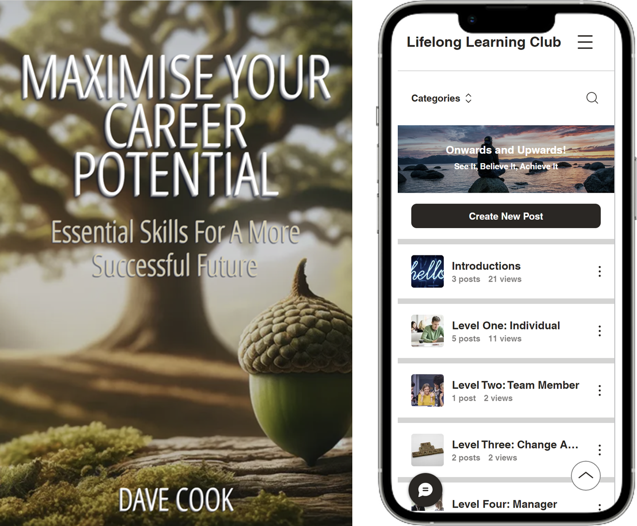 Dave Cook Announces the Launch of "Maximise Your Career Potential" and the Lifelong Learning Club