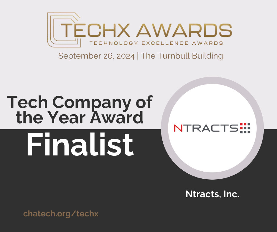 Ntracts Named as Finalist for "Tech Company of the Year" by the Technology Excellence (TechX) Awards