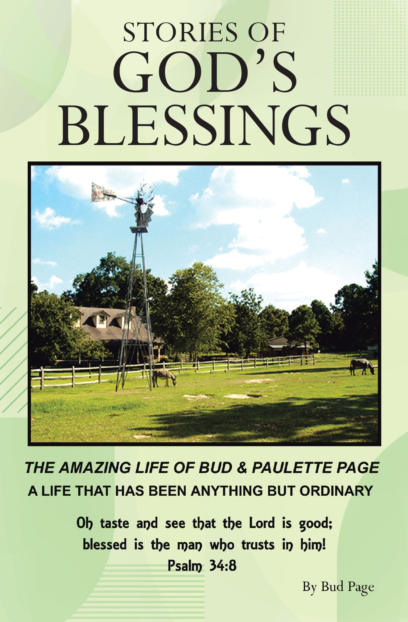 Bud Page’s Newly Released “Stories of God’s Blessings: The amazing life of Bud and Paulette Page” is an Inspiring Testament of Faith and Providence