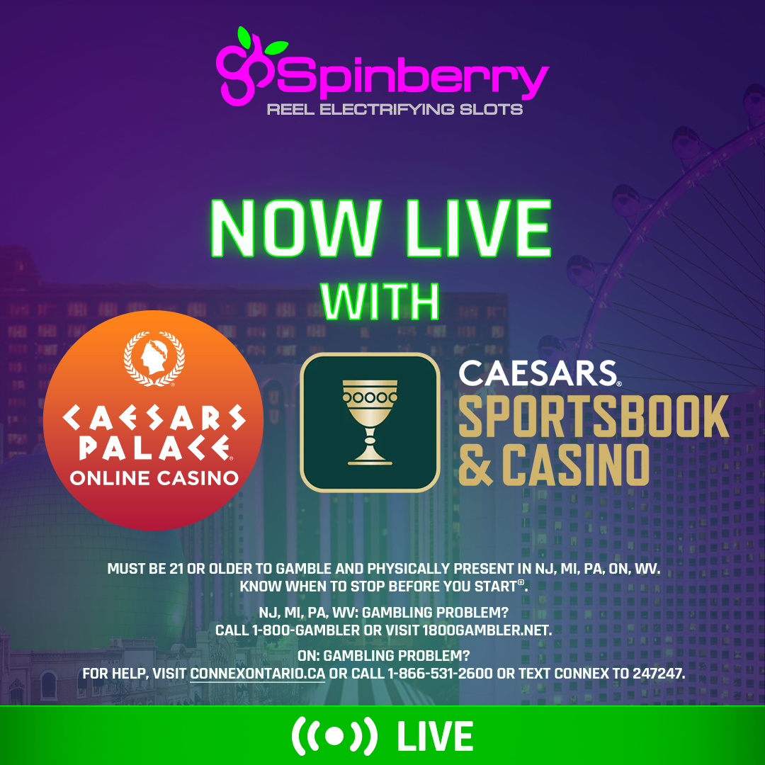 Spinberry LTD Partners With Caesars Digital