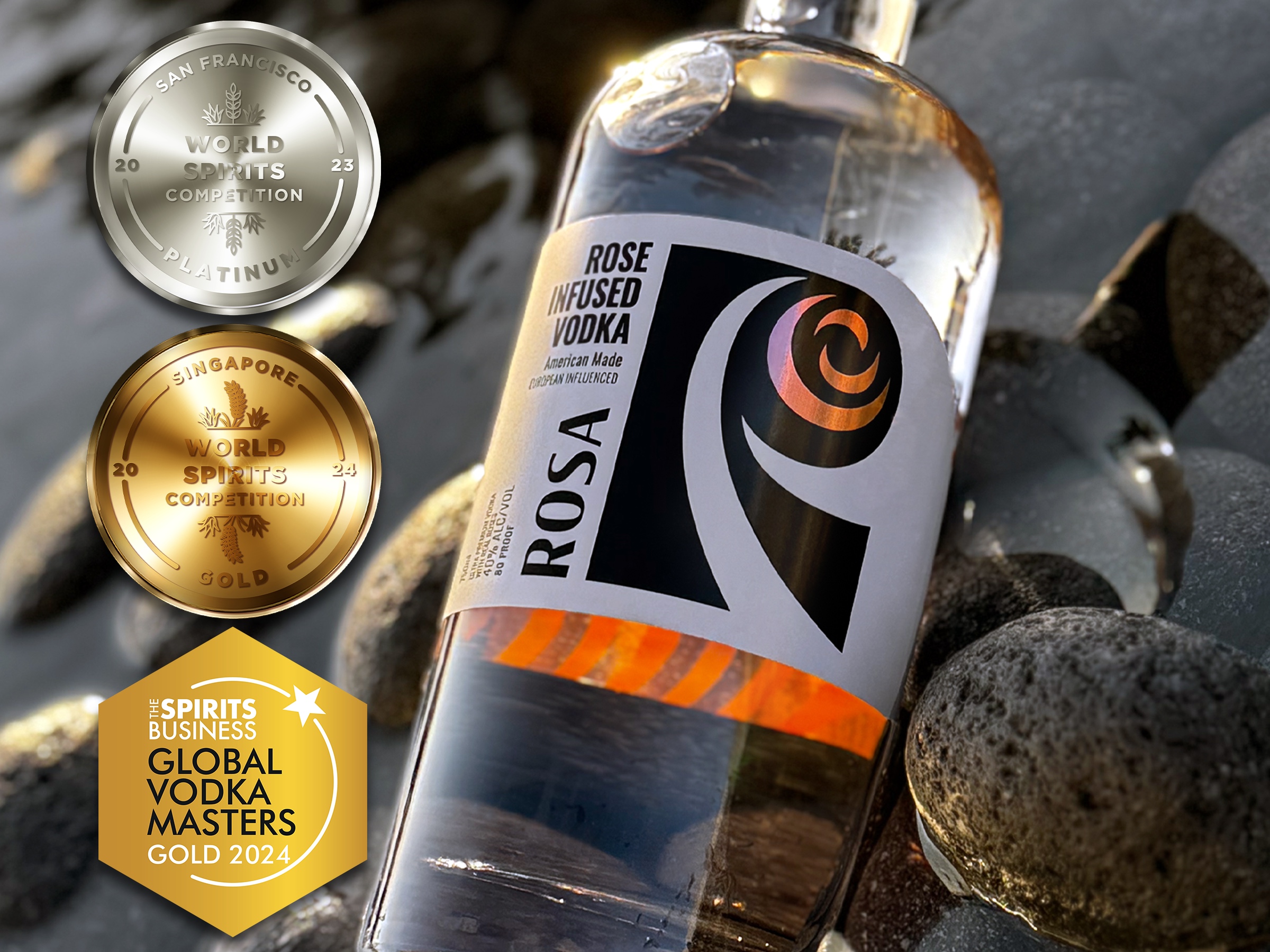 Rosa Vodka Unveils Golden Magic: A New Era and More Medal Wins