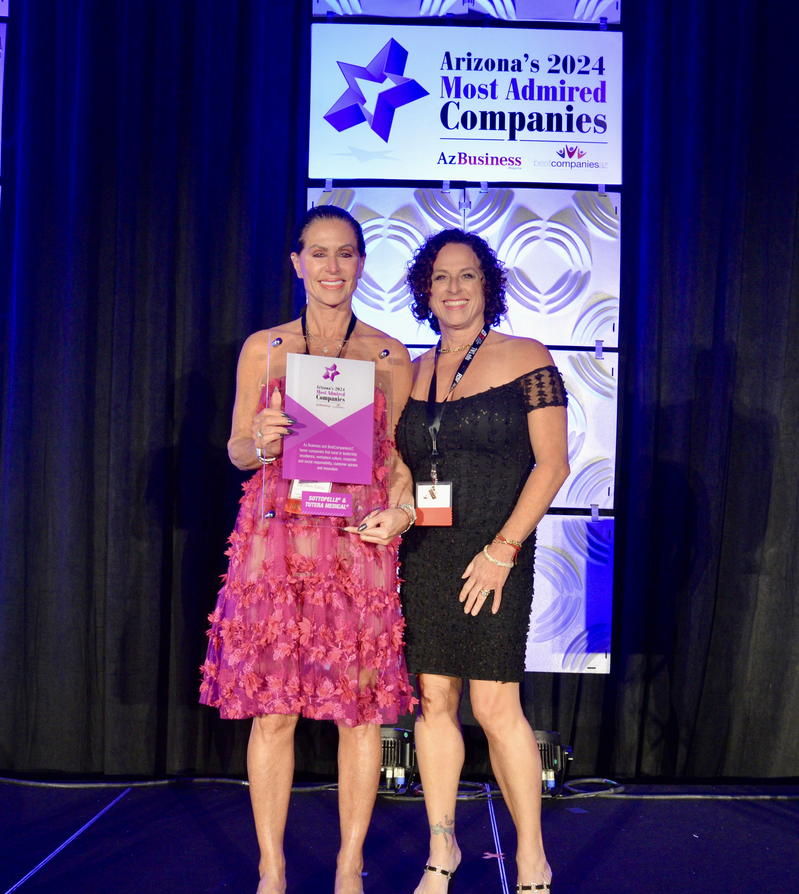 CarolAnn Tutera Accepts "Most Admired Company" Award on Behalf of SottoPelle® and Tutera Medical®, Honoring Dr. Tutera’s Work in Transforming BHRT