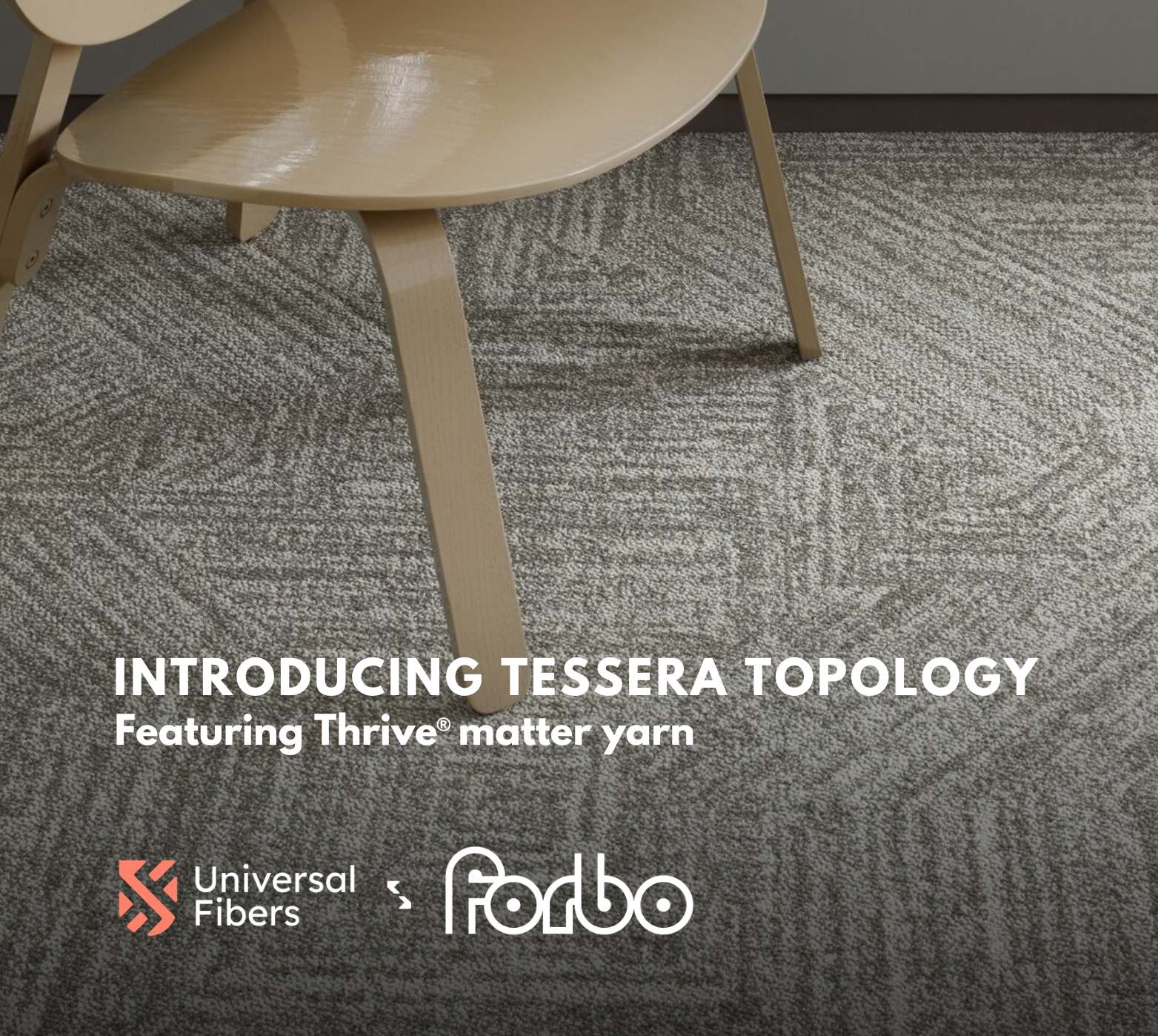 Universal Fibers Expands Partnership with Forbo Flooring Systems with the Introduction of the New Tessera Topology Collection Featuring Thrive Matter Yarn