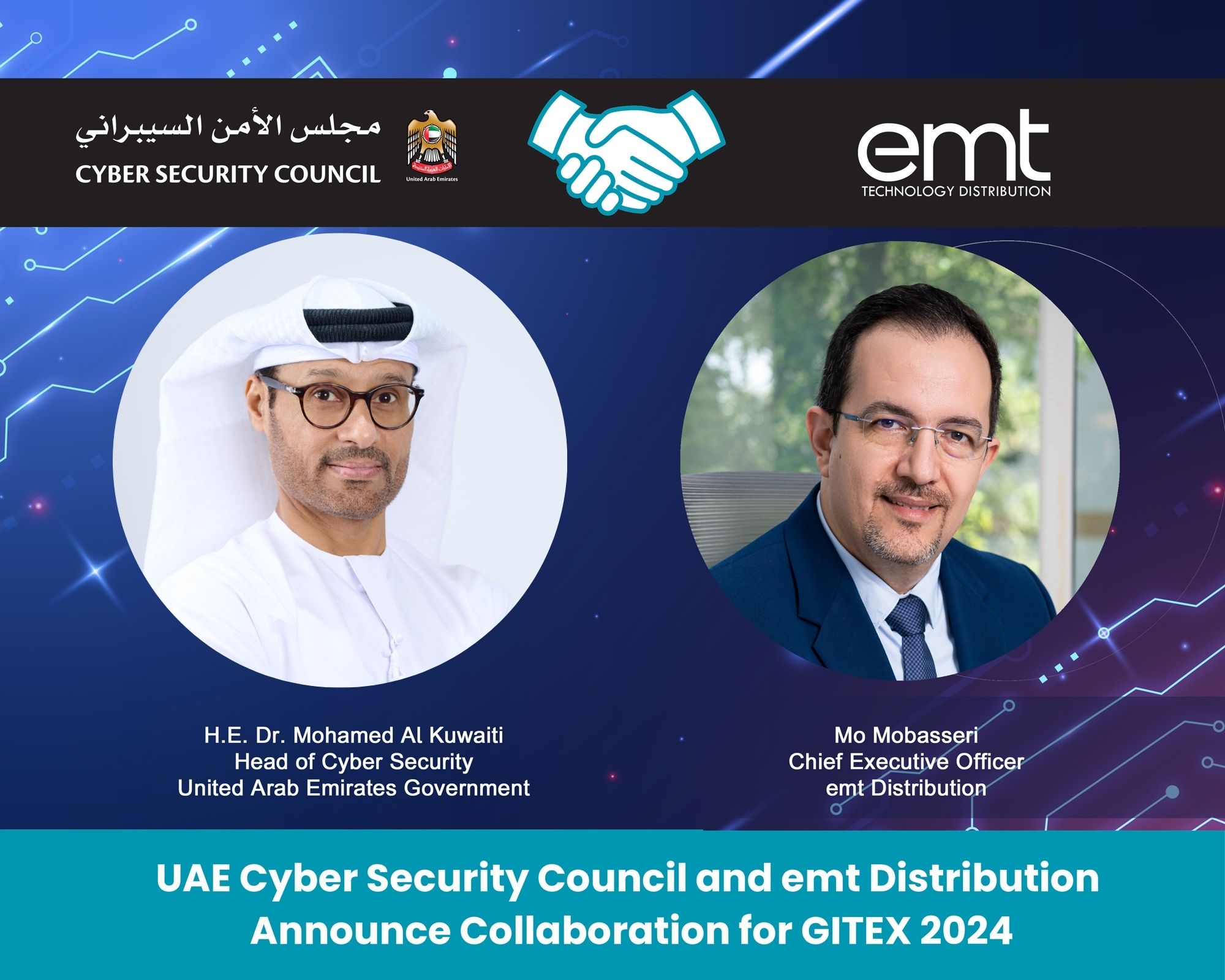 emt Distribution, UAE Cyber Security Council, and Dubai World Alternate Centre to Unveil Cyber Rep away Room at GITEX 2024