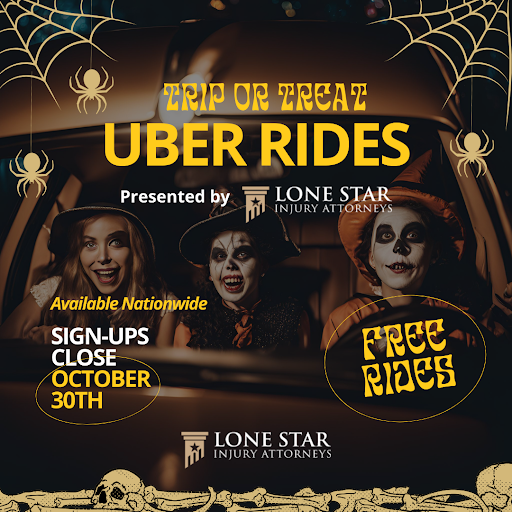 Lone Star Injury Attorneys PLLC Offers Free Uber Rides Voucher Program for Halloween