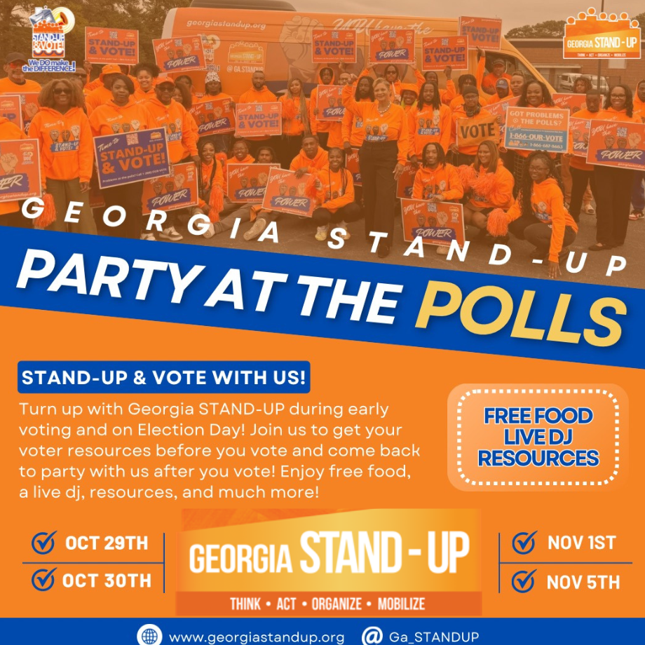 Party at the Polls: Georgia Stand-Up & Vote Rally