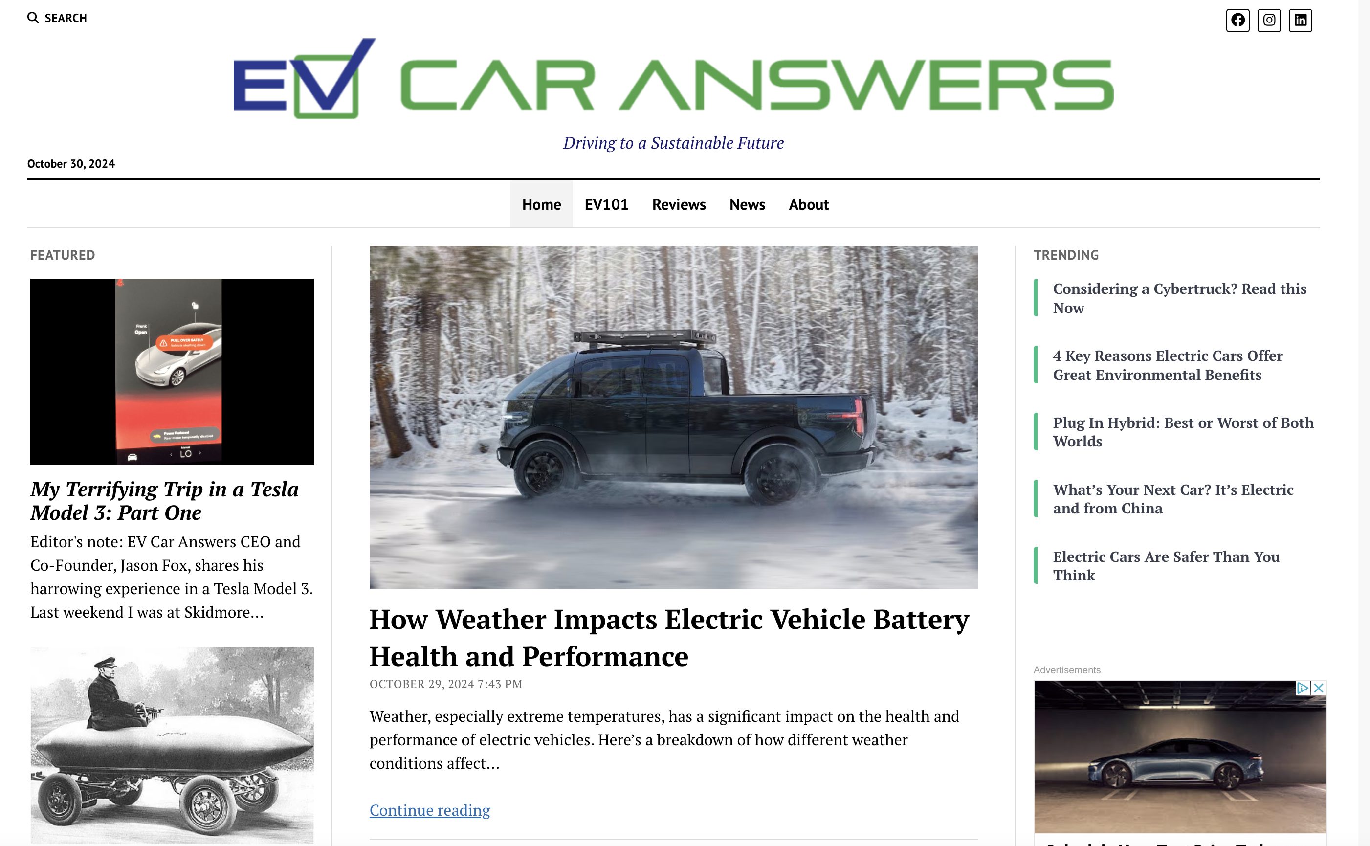 EVCarAnswers.com Launches to Simplify Electric Vehicle Ownership and Buying Decisions