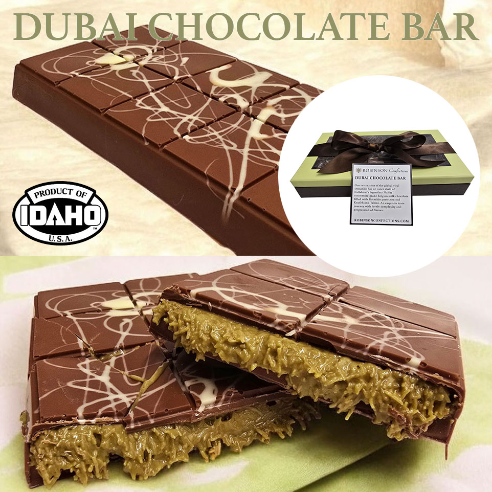 North Idaho Confectionery Releases Dubai Chocolate Bar