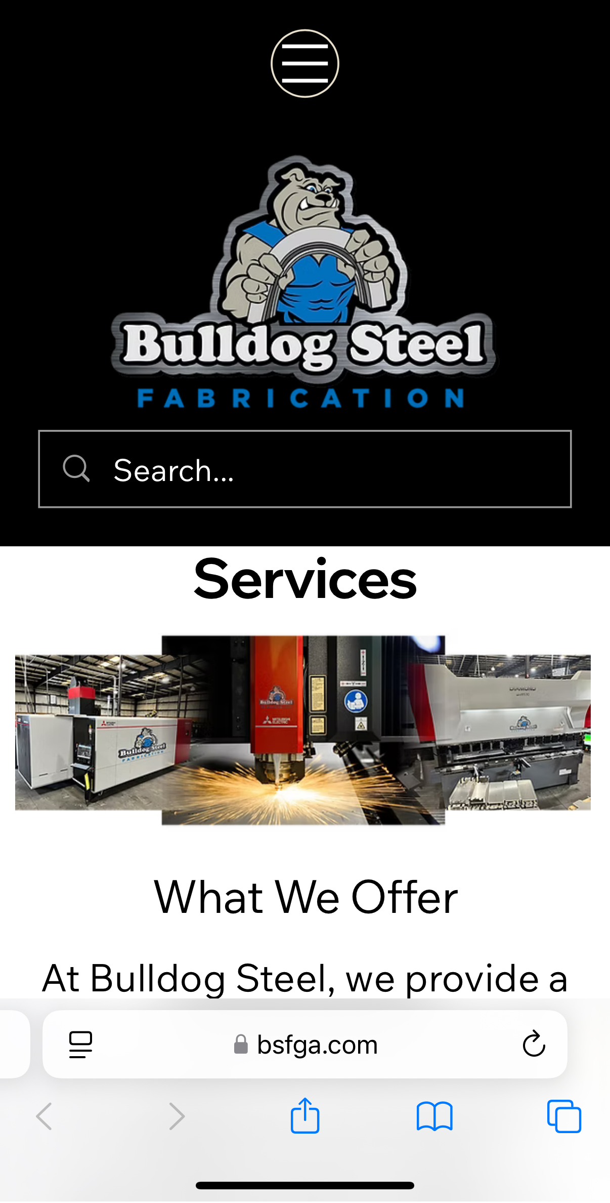 Bulldog Steel Fabrication Lunches New Website