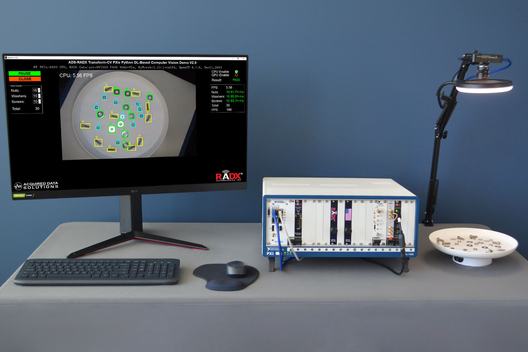 Acquired Data Solutions Transƒorm-CV: COTS, Deep Learning-Based Computer Vision System for Cost-Sensitive Q/A Applications