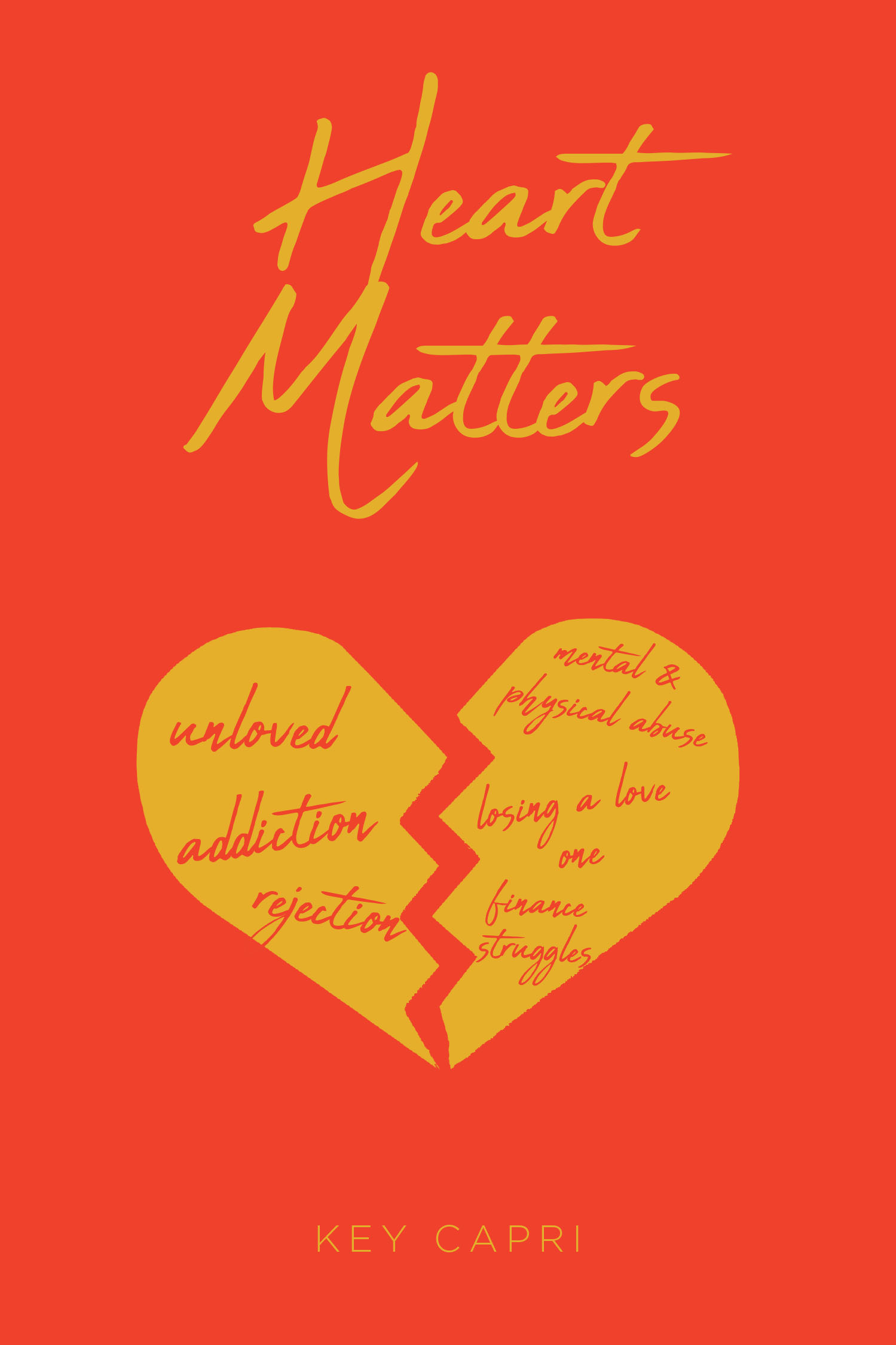 Key Capri’s New Book, "Heart Matters," is a Compelling Series of Poems That Encourages Readers to Look Towards Christ in Moments of Trials and Tribulations