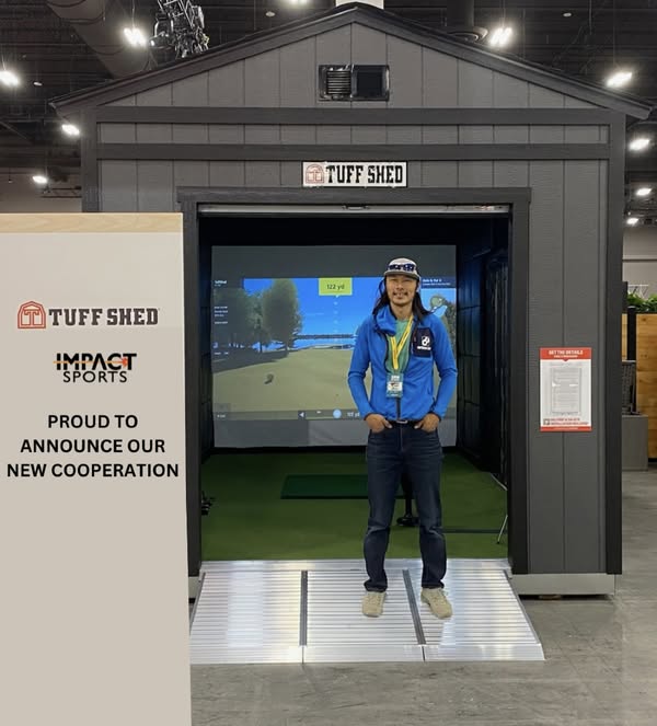 Golf Sim & Rock-Climbing Sheds Across the USA Brought to You by Impact Sports in Cooperation with Tuff Shed, Inc.