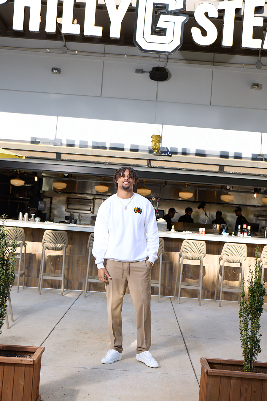 Cheesesteaks for Change: Atlanta Falcons Star AJ Terrell Partners with Philly G Steaks to Empower Young Athletes of Color Beyond the Game