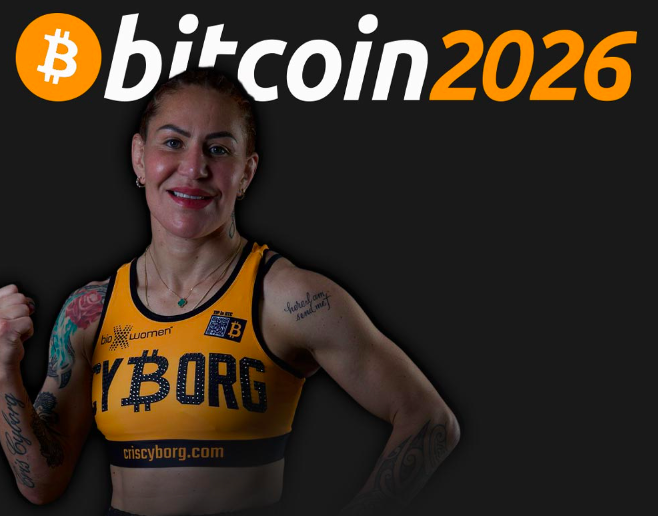 Cris Cyborg to Appear at Bitcoin 2026 Conference