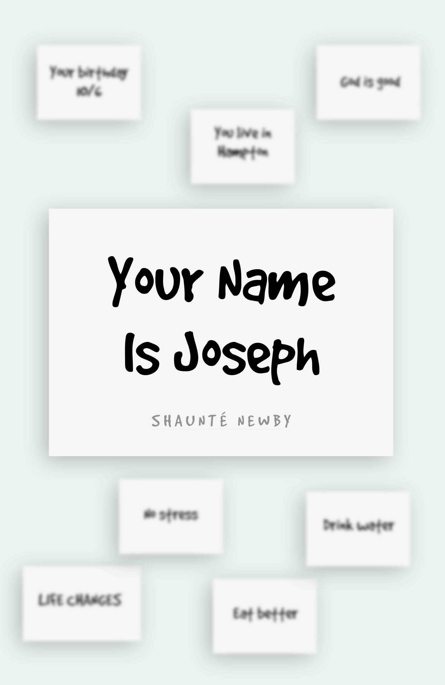 Shaunté Newby’s New Book, "Your Name Is Joseph," is a Poignant Journal That Documents the Author’s Experiences in Caring for Her Father Following an Ischemic Stroke