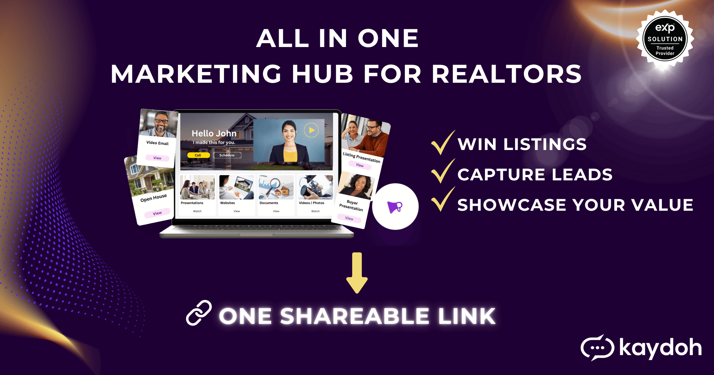 Kaydoh Joins eXp Realty Solutions to Supercharge Agent Marketing and Drive More Sales