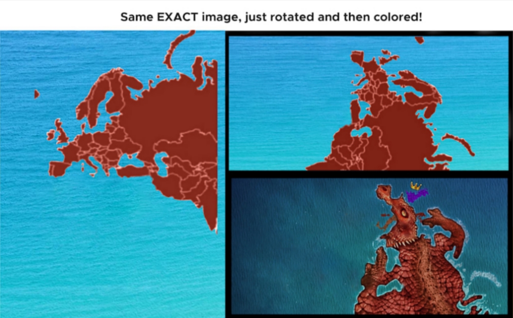 Rotated Map of Eurasia Reveals Striking Dragon Shape, Says Minister Emmanuel Solomon
