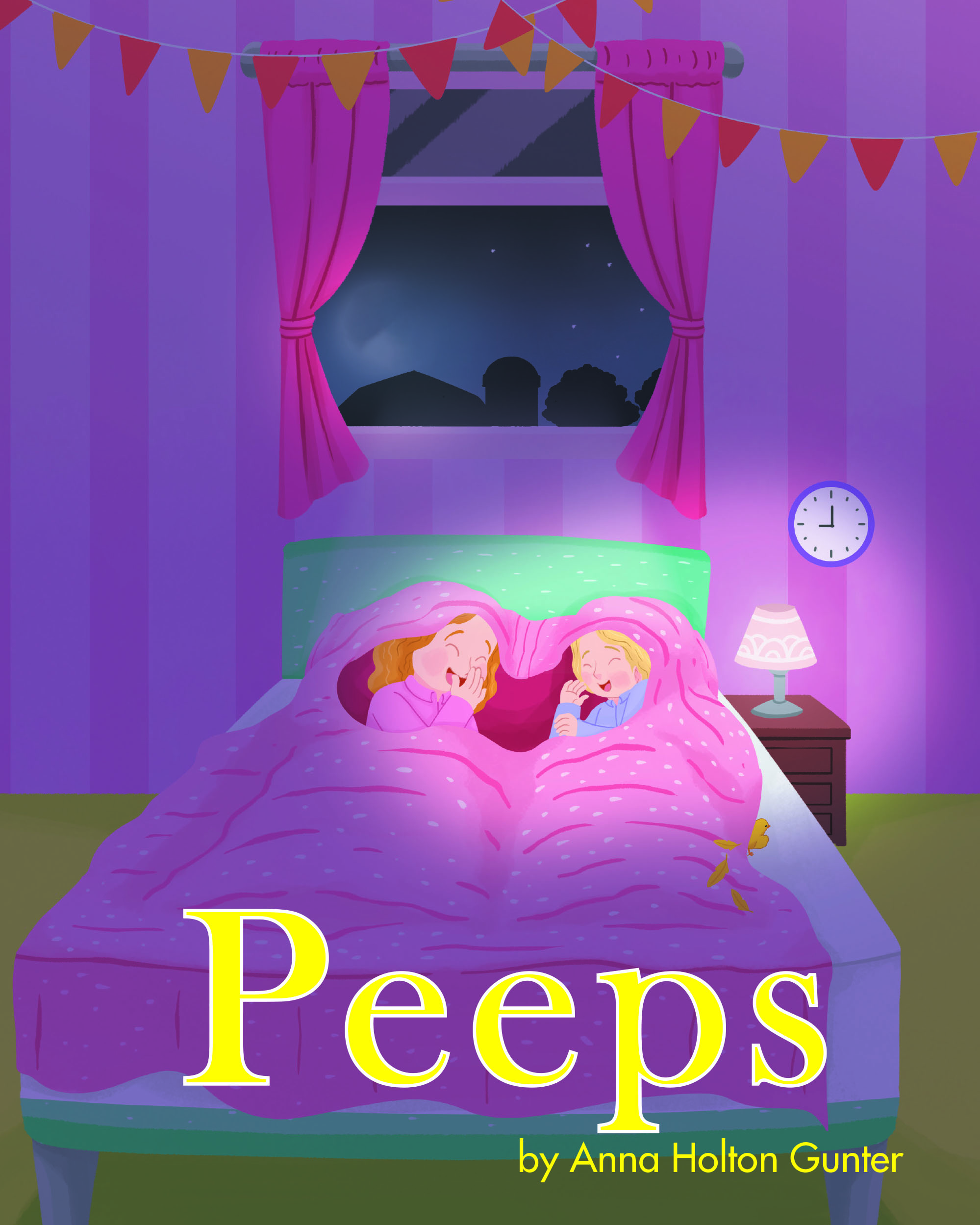 Author Anna Holton Gunter’s New Book, "Peeps," is a Charming Tale That Follows a Father Who is Determined to Discover Who is Making a Peep Past Bed Time
