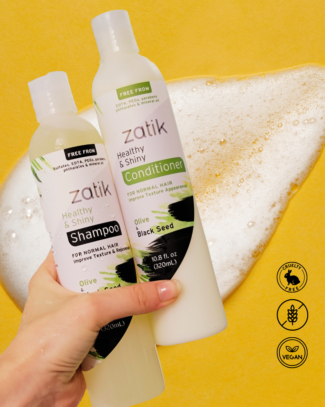 Zatik Naturals Redefines Clean Hair Care with Sulfate-Free Foaming Shampoos