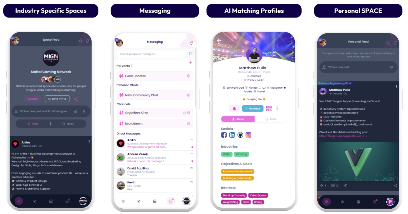 Pyaza Officially Launches: a New Global Platform for Emerging Tech Networking, Events, and B2B Collaboration