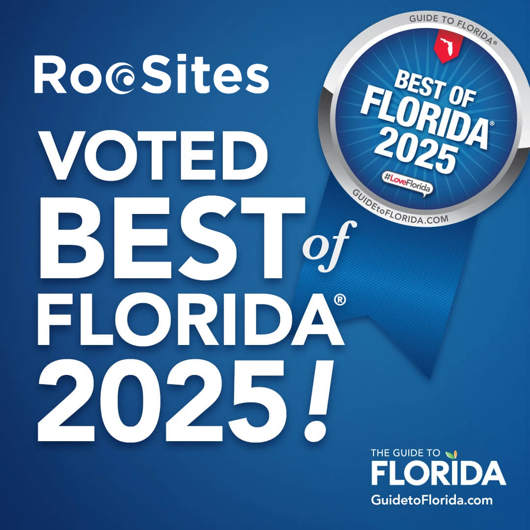 RooSites Web Development of Dunedin Florida Wins Prestigious Best of Florida Award for Web Design for 4th Straight Year