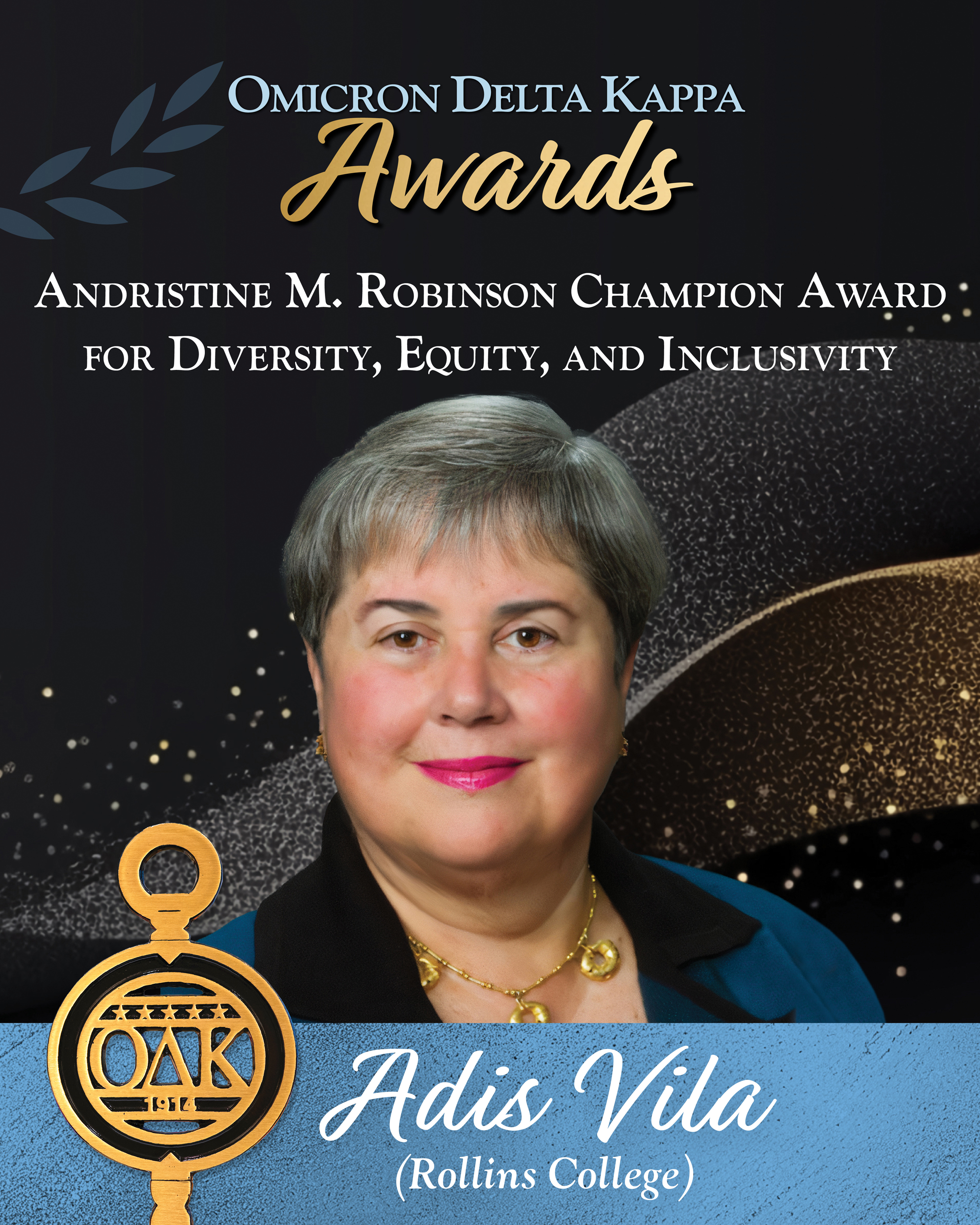 Adis Vila Awarded the Andristine M. Robinson Champion Award for Diversity, Equity, and Inclusivity