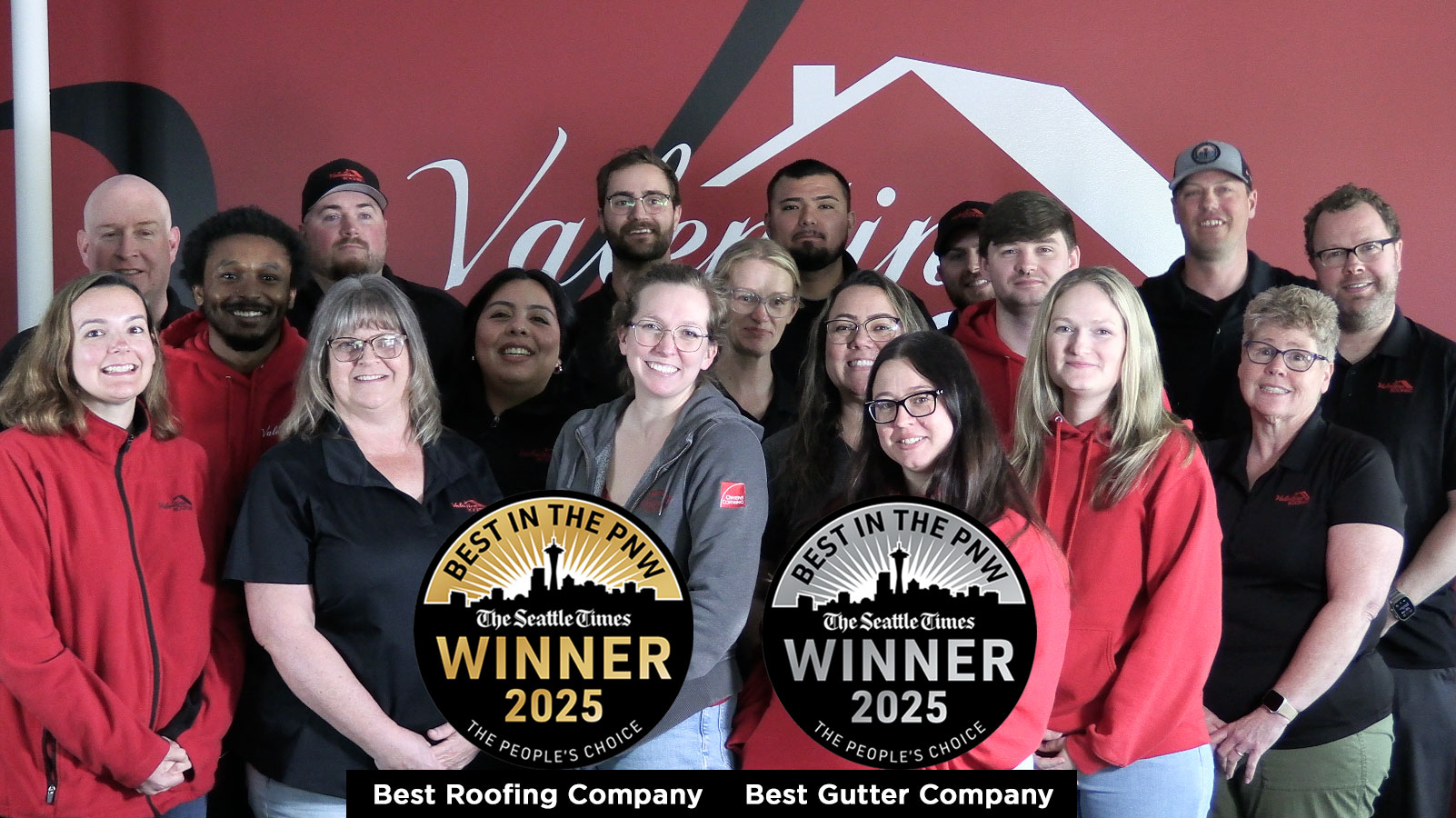 Valentine Roofing Wins Top Honors in Best in the Pacific Northwest Awards