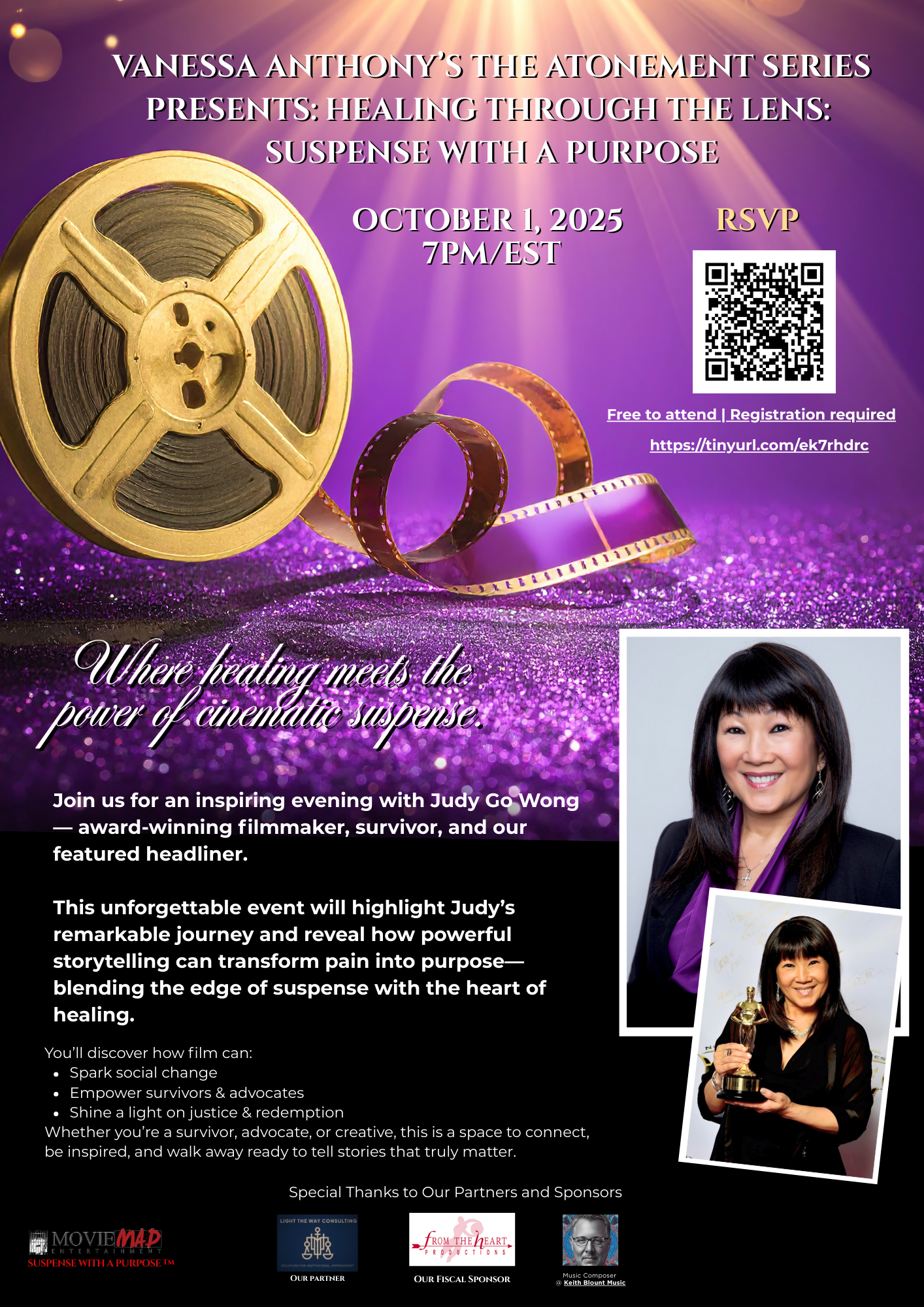 Healing Through the Lens: Suspense with a Purpose - Webinar on October 1, 2025